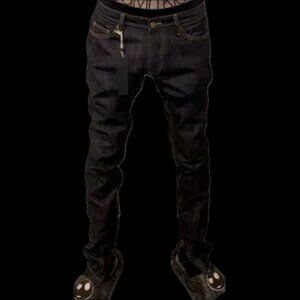 Men's Raw Denim Fear Of God Brand New Crease  Jeans